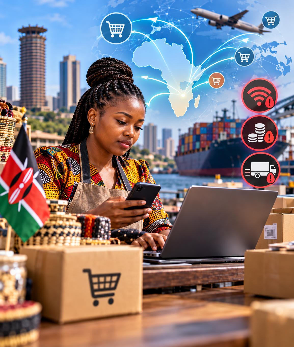 Kenya’s KSh 662B Digital Economy Forecast Faces Internet and Trade Barriers