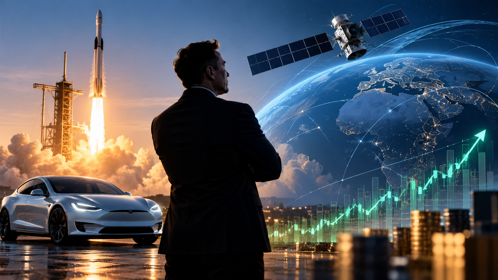 Elon Musk’s Estimated Fortune Returns Above US$1 Trillion as Shares Rise